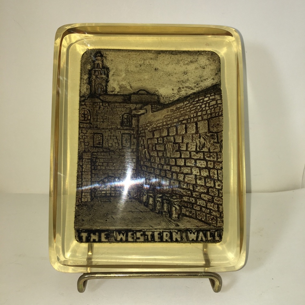 Western Wall 3D Plaque Jerusalem Old City